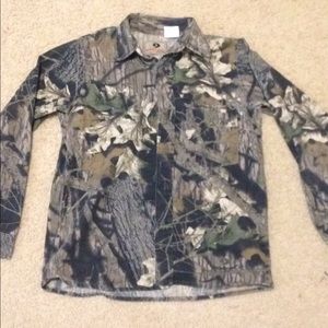 Mossy Oak size kids XL button down jacket